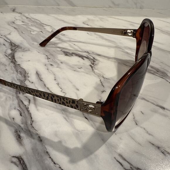 Guess Sunglasses Frames GU 7144 TO-34 Tortoise Gold Oversized Cheetah 58-17-130 - Picture 2 of 6